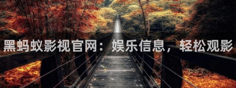 麻豆电影综合网：黑蚂蚁影视官网：娱乐信息，轻松观影